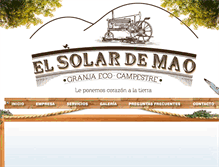 Tablet Screenshot of elsolardemao.com